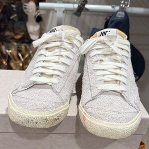 Nike Cream Textured Sneakers